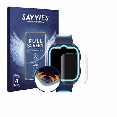 Savvies - Screenprotector voor Baolubao Z30 1.75" - Folie Beschermfolie transparant volledig dekking 4 Stuks