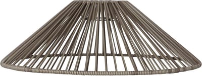 Star Trading lampenkap Vide, rotan, beige, E27, buiten, ? 38 cm