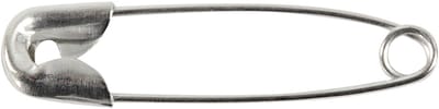 Veiligheidsspelden, L: 22 mm, dikte 0,6 mm, zilver, 100 stuk/ 1 doos