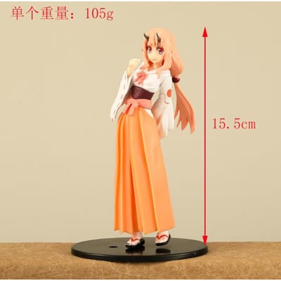 15cm Anime Cette fois où je me suis réincarné en Slime Shuna Fille Kawaii Figurines Anime Décorations de Bureau Poupées Japonaises Jouet Cadeau no box beige
