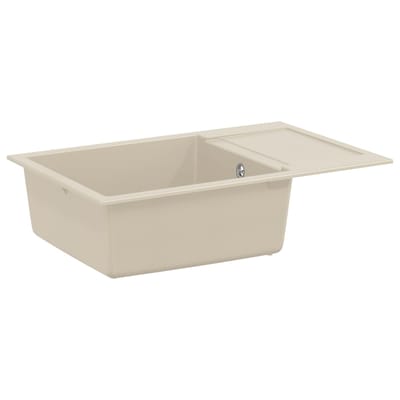 vidaXL Wasbak Beige 780 x 500 mm 80% Kwarts en 20% Hars