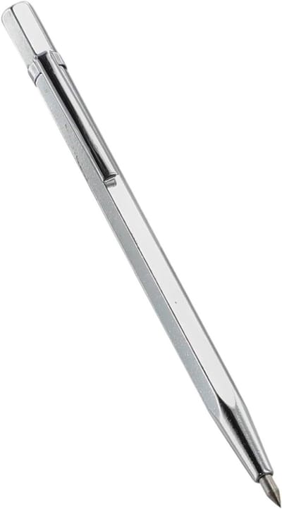 Graveerpen - Metaal Pen - Harde Materialen Markeren - Wolfraamcarbide Punt - 145 cm - Zilver