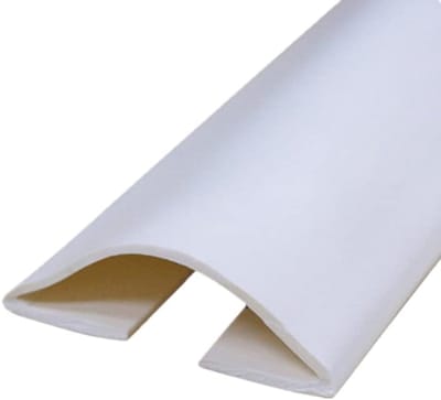 Deur Bodem Afdichting - Tochtstrip Vloer - Energie Besparen - Zelfklevend Siliconen - 90 CM Lengte - Wit