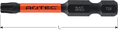 IMPACT insertbit T 10 L=50mm E 6,3 BASIC - 5 stuks - 8172110