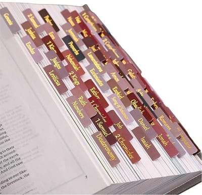 Dailygoods- Notitieset Zelfklevend - Index Tabs Transparant - Paginamarkeringen - Bijbelaccessoires - Perfect voor Studie en Kantoor - Multifunctioneel Gebruik - Indextabs