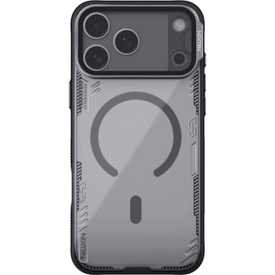 Nillkin Hoesje Geschikt voor iPhone 17 Pro Max - IceBlade Prop Magnetic - Compatibel met MagSafe - Back Cover met Camera Bescherming / Kickstand Standaard - Duurzaam - Zwart