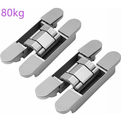 Charnière de portail premium durable 4080 kg Bois 180 degrés Charnière cachée Quincaillerie pour la maison Large espacement des portes Croisée invisible à battants