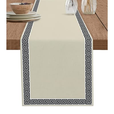 Drapeaux de table, Nappes, Motifs de mode. Convient pour les réunions de famille, les dîners, les cafés, les fêtes de Noël et les goûters cosy. 33x230cm