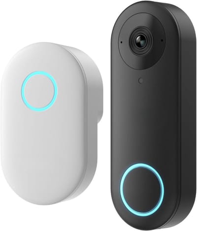 Lexium Video deurbel zonder abonnement - Deurbel met camera - Draadloze video deurbel - Beveiliging woning - Deurbel met app - Slimme deurbel - Geen maandelijkse kosten - Beveiligingscamera - WiFi deurbel - Voor smartphone en tablet
