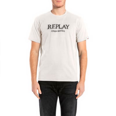 Replay M3220 .000.2660 T-shirt Met Korte Mouwen Wit 2XL Man
