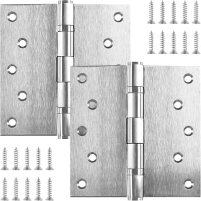 Oneay 2-delige 5-inch roestvrijstalen deurscharnieren, commerciële deurscharnieren, geschikt voor binnen- en buitendeuren.