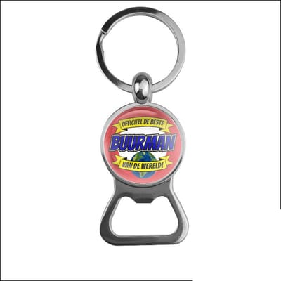 Bieropener Glas - Officieel De Beste Buurman Van De Wereld