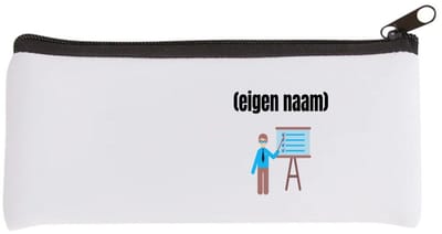Akyol - docent met checklist met eigen naam Etui - Docent - meesters of juffen - collega's - verjaardag - afscheidscadeau - geschenk - kado - 20 bij 9 cm