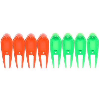 Outils de marquage de balle de golf en plastique PE, fourchettes de pitch, kit de réparation de putting green avec marqueur de balle