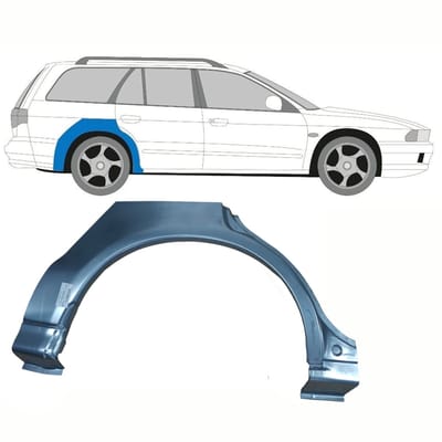 Reparatiepaneel achterspatbord voor Mitsubishi Galant 1996-2003 / Rechts / COMBI