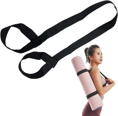 Verstelbare Draagriem voor Yogamat - Comfortabele en Duurzame Yoga Sling met Lussen voor Alle Matformaten