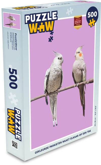 Puzzel Parkiet - Tak - Roze - Legpuzzel - Puzzel 500 stukjes