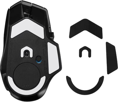kwmobile muis voeten sticker geschikt voor Logitech G502 X Plus - Computermuis glijder - Stickers in zwart
