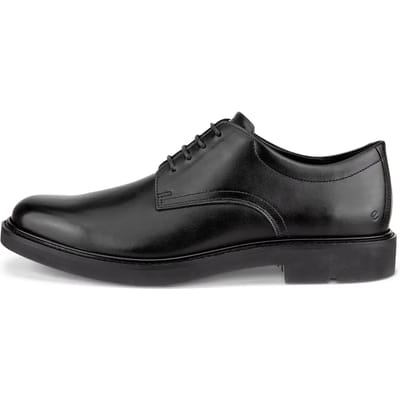 Ecco Heren Veterschoen Metropole London - 525604-01001 Zwart - Maat 45