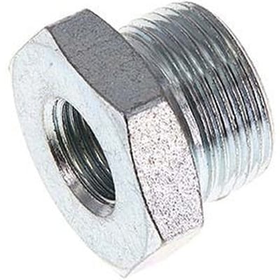 G 1/2'' x M22x1.5 F/M Verzinkt Stalen Verloopring 315 Bar - Hydrauliek