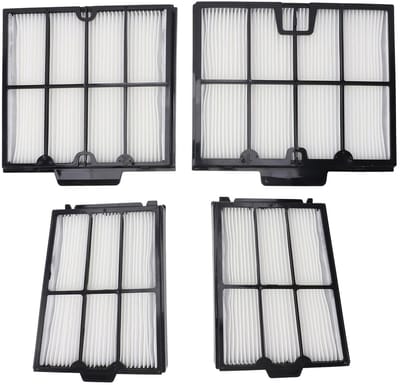 Dailygoods- Filterpaneel Ultrafijn - Vervangingsonderdeel 9991467 R4 - Compatibel met Dolphin Active 20/Explorer E30 - PP/PET Materiaal - 4 x Filters - Eenvoudige installatie - Zwembadfilter