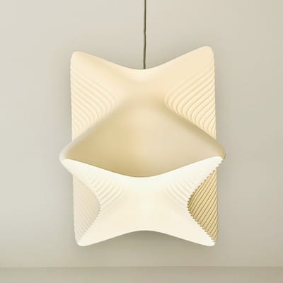 AURAVIA™ Sculptural Design Hanglamp – Moderne 3D Geprinte Hanglamp – Minimalistische Designlamp – Warm Wit – Inclusief LED Lamp