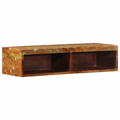 vidaXL - Tv-meubel - wandmontage - 80x30x19 - cm - massief - gerecycled - hout