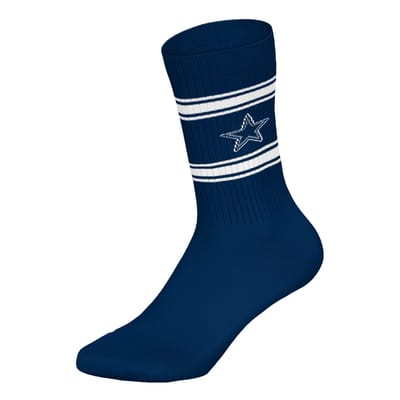 NFL DALLAS COWBOYS Crew Socks - 3-pack - Wit/Blauw/Grijs - Maat 43/46