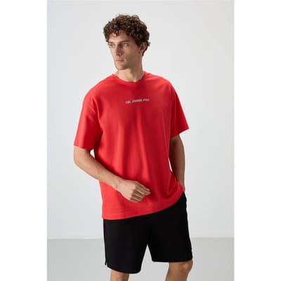 Oversized Geprinte Crew Neck T-shirt
