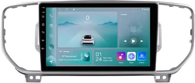 Autoradio met bluetooth - Carplay - Voor Kia Sportage 4 QL (2016-2018) - Geschikt voor Apple en Android - Stereo - Navigatie - Navigatiesysteem auto - 1GB 32GB