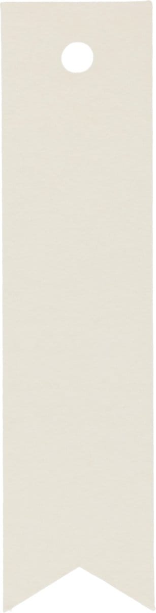 50 witte etiketten 1,5x6 cm - Artemio