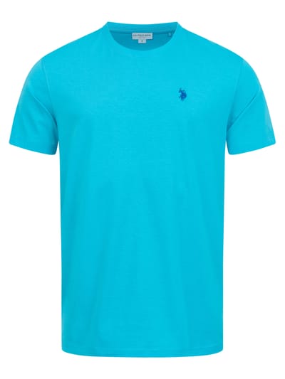 U.S. Polo Assn. heren basic T-shirt van 100% katoen