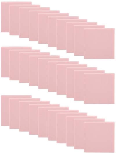 Dailygoods- Rubberstempel 30 stuks - Snijblok Hout - Creatieve Snijdgereedschappen - Zachte Rubber Blokken - Multifunctioneel - Afmetingen 5x5x1 cm
