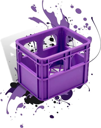 Batterij Opberger - Batterij Box - Batterijen Sorteren - Stapelbaar Ontwerp - 54 x 68 x 52 mm - Lila