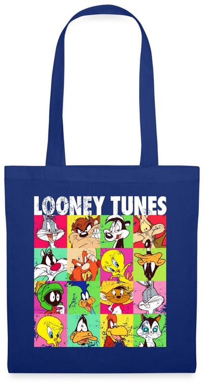 Looney Tunes Karakters Collage Tas Van Stof Schoudertas