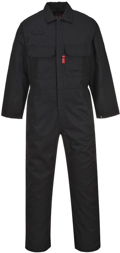 Portwest Bizweld Vlamvertragende Overall BIZ1 - Zwart - S