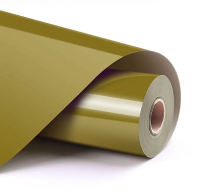 Permanent Adhesive Vinyl Glossy - Golden - 30.5 x 180 cm
