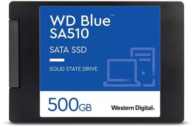 Western Digital Blue™ SA510 500 GB SSD harde schijf (2.5 inch) SATA 6 Gb/s Retail WDS500G3B0A