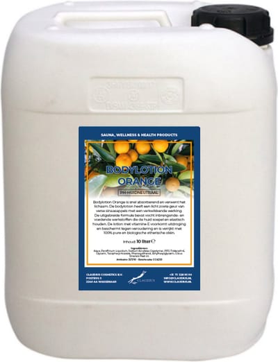 Bodylotion Orange 10 Liter - navulling