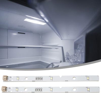 LED Strip Licht - Verlichting Koelkast - Koelkast Verlichten - Dubbele Connector - 16 cm - Wit