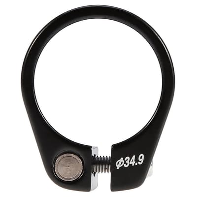 Dailygoods- Zadelpenklem 34,9mm Aluminium - Zadelpenklem 30,4/30,8/31,6mm - Quick Release - Fijne Afwerking - Geschikt voor Mountainbike/Racefiets - Fietsaccessoire