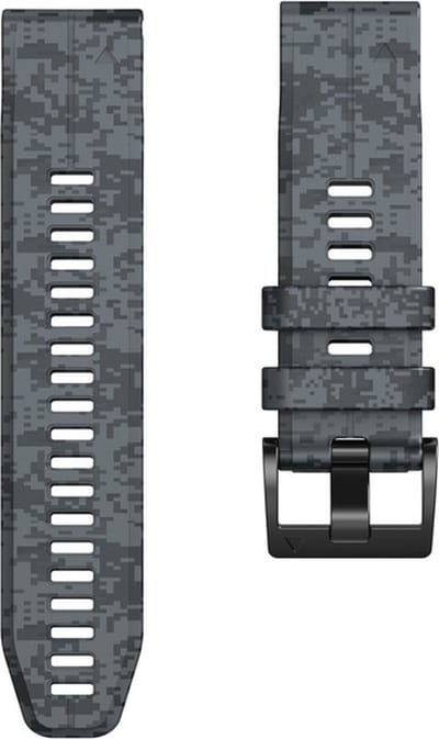 Siliconen bandje - geschikt voor Garmin Fenix 5 / 5 Plus / 6 / 6 Pro / 7 / 7 Pro / 8 (47 mm) / E (47 mm) / Epix (Pro) (2) 47 mm / Quatix 5 / 6 / 7 / 7 Pro / Approach S60 / S62 / S70 47 mm / MARQ / D2 Delta / D2 Mach 1 / Descent G1 - camouflage digi