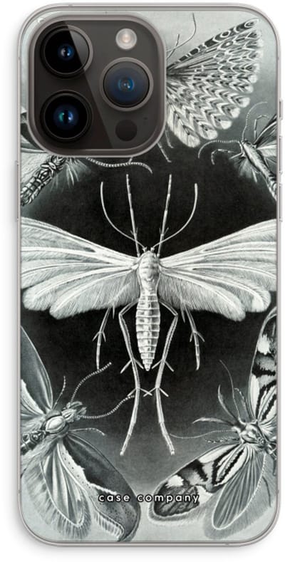 Case Company® - Hoesje geschikt voor iPhone 14 Pro Max hoesje - Haeckel Tineida - Soft Cover Telefoonhoesje - Bescherming aan alle Kanten en Schermrand