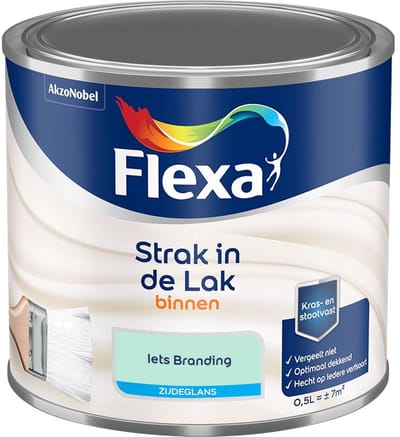 Flexa - Strak In De Lak Binnenlak Zijdeglans - Iets Branding - Mengverf - 500 Ml
