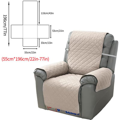 Eénpersoonsbankhoes Relaxfauteuilhoes Waterdicht Fauteuilbankhoes Meubelbeschermer voor Woonkamer