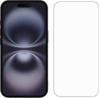 Smartphonica Screenprotector Geschikt voor iPhone 16 - Beschermglas van Gehard Glas voor iPhone 16 - Tempered Glass Screenprotector for iPhone 16 - 0,3mm Dun - 1 Pack