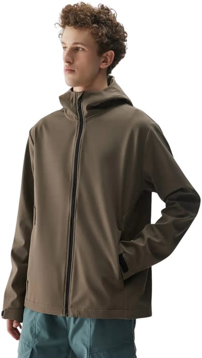 4F Jas Heren softshell Bruin - Maat M