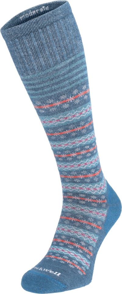 Sockwell - Mini Fairisle Dames Compressiekousen Klasse 1 Blueridge - Maat 35-38