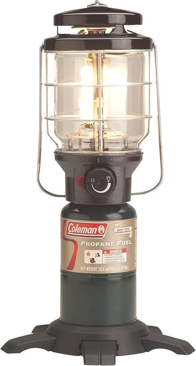 Propaan Lantaarn - Outdoor Lamp - Kamperen en Buiten - 1500 Lumen Lichtopbrengst - 19.94 x 30.61 cm - Metaal