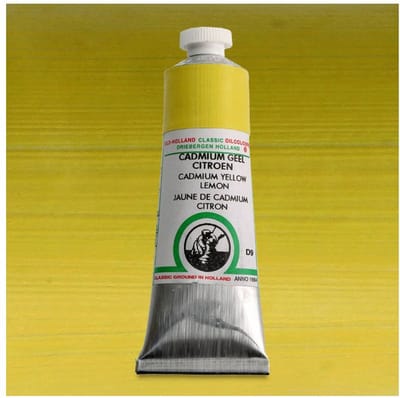 Old Holland Hoge Kwaliteit Olieverf 18 ml - Cadmium Yellow Lemon (D9)